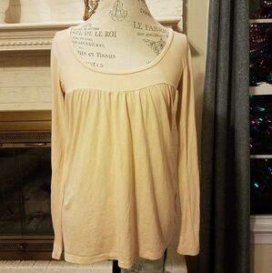 2/$30 REBECCA BEESON Soft Peach Top Small S